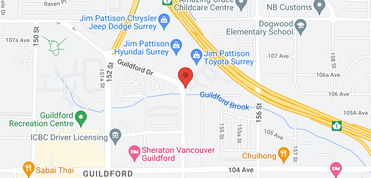 map of 58 15399 GUILDFORD DRIVE